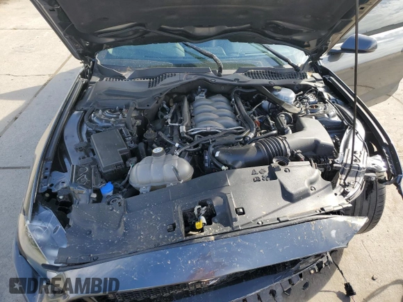 2020 Ford Mustang GT with VIN 1FA6P8CF3L5177093, listed as a Copart auction lot 50061925 with 44,749 mi miles and Salvage Title. Bid and sale history available at DreamBid. Image 13.