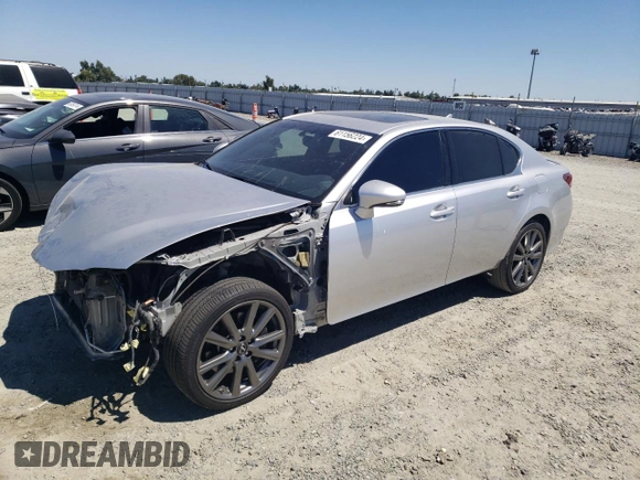 2014 Lexus GS 350 with VIN JTHCE1BL1E5021086, listed as a Copart auction lot 61156224 with 135,375 mi miles and Salvage Title. Bid and sale history available at DreamBid. Image 1.