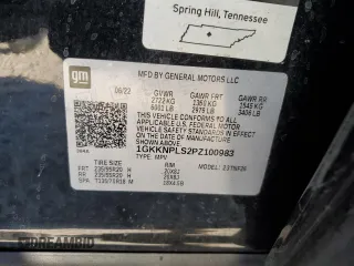 2023 GMC Acadia Denali with VIN 1GKKNPLS2PZ100983, listed as a Copart auction lot 42134825 with Not provided miles and Salvage title. Bid and sale history available at DreamBid. Image 13.