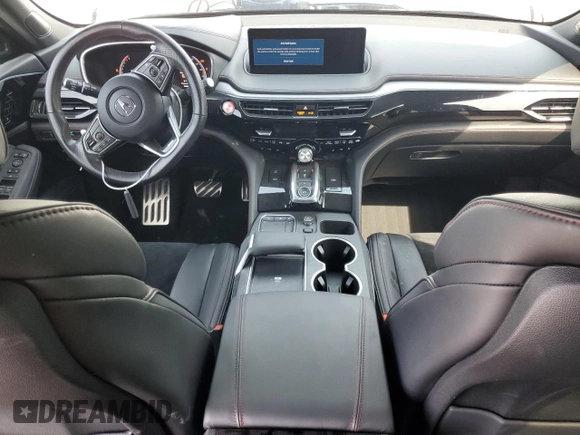 2023 Acura MDX w/A-Spec Package with VIN 5J8YE1H09PL011250, listed as a Copart auction lot 50693535 with 51,523 mi miles and Salvage title. Bid and sale history available at DreamBid. Image 8.
