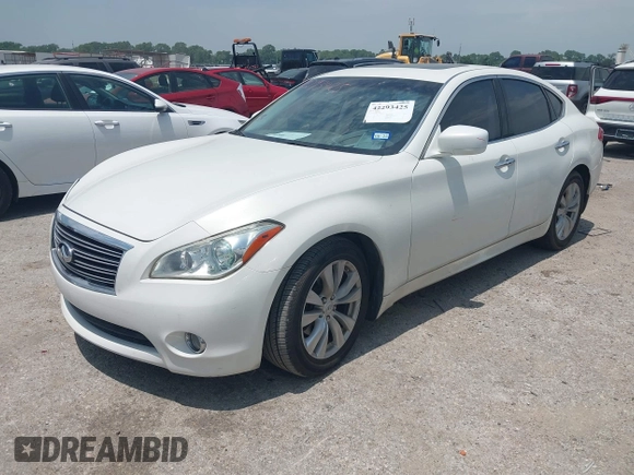 2011 Infiniti M with VIN JN1BY1AP5BM323980, listed as a IAAI auction lot 42293425 with 112,139 mi miles and . Bid and sale history available at DreamBid. Image 2.