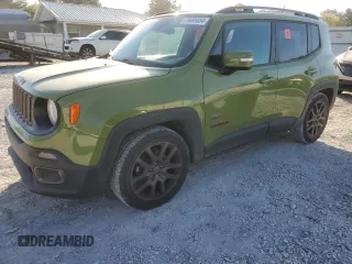 2016 Jeep Renegade Latitude with VIN ZACCJABW7GPC82868, listed as a Copart auction lot 75695084 with 109,790 mi miles and Salvage Title. Bid and sale history available at DreamBid. Image 1.