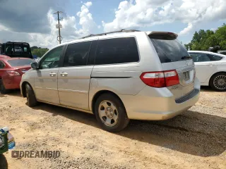 2006 Honda Odyssey EX-L z VIN 5FNRL387X6B458818, wystawiony jako Copart lot #61801335 z przebiegiem 227 179 mil mil oraz Czysty tytuł • Clean title. Historia ofert i sprzedaży dostępna na DreamBid. Obrazek 2.
