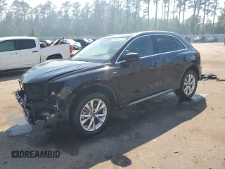 2022 Audi Q3 S line Premium Plus with VIN WA1EECF35N1004731, listed as a Copart auction lot 55494785 with 28,314 mi miles and Clean title. Bid and sale history available at DreamBid. Image 1.