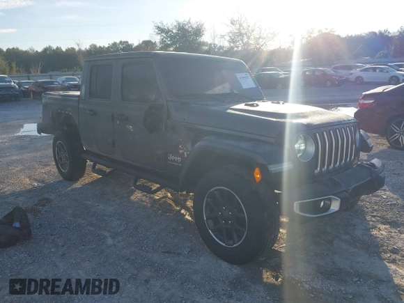 2023 Jeep Gladiator Overland z VIN 1C6HJTFG1PL546604, wystawiony jako IAAI lot #41599632 z przebiegiem 23 108 mil mil oraz . Historia ofert i sprzedaży dostępna na DreamBid. Obrazek 1.