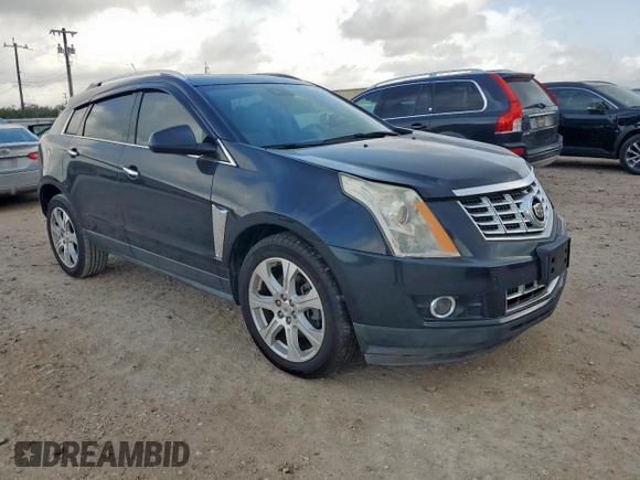 2016 Cadillac SRX Performance Collection with VIN 3GYFNCE32GS507625, listed as a Copart auction lot 61575625 with 47,427 mi miles and Salvage title. Bid and sale history available at DreamBid. Image 4.