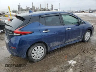 2018 Nissan LEAF S with VIN 1N4AZ1CP4JC305063, listed as a Copart auction lot 49671435 with 128,514 mi miles and Salvage Title. Bid and sale history available at DreamBid. Image 3.