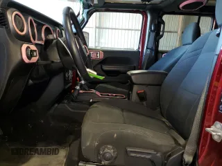 2021 Jeep Wrangler Unlimited Sport Altitude with VIN 1C4HJXDN7MW704830, listed as a Copart auction lot 74022564 with 42,319 mi miles and Salvage title. Bid and sale history available at DreamBid. Image 7.