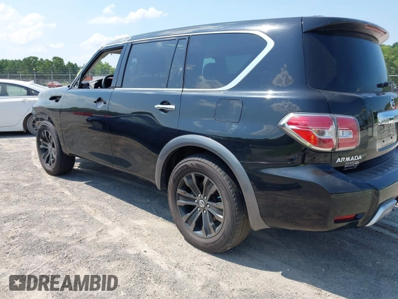 2018 Nissan Armada Platinum with VIN JN8AY2NE5J9731473, listed as a IAAI auction lot 42441530 with 94,033 mi miles and . Bid and sale history available at DreamBid. Image 3.