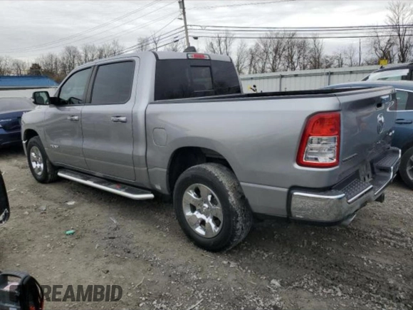 2019 Ram 1500 Big Horn with VIN 1C6SRFFTXKN668081, listed as a Copart auction lot 60136735 with 108,309 mi miles and Salvage title. Bid and sale history available at DreamBid. Image 4.