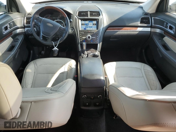 2018 Ford Explorer Platinum with VIN 1FM5K8HT8JGB32408, listed as a Copart auction lot 59819545 with 128,045 mi miles and Salvage title. Bid and sale history available at DreamBid. Image 8.
