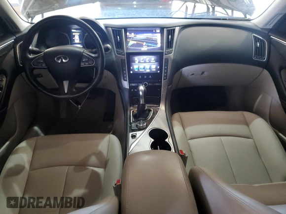2016 Infiniti Q50 Premium с VIN JN1EV7AP3GM303825, выставлен на аукционе Copart как лот 54773455 с пробегом 57 866 миль миль и На запчасти • Non repairable. История ставок и продаж доступна на DreamBid. Изображение 8.
