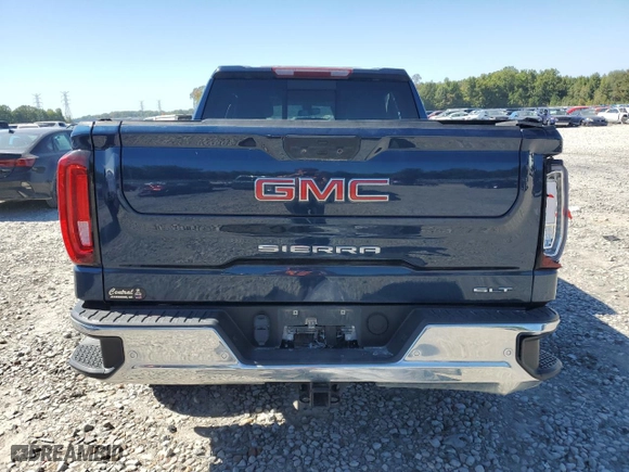 2022 GMC Sierra 1500 Limited SLT with VIN 3GTU9DED6NG124674, listed as a Copart auction lot 74126964 with 47,764 mi miles and Salvage Title. Bid and sale history available at carsss.com. Image 6.