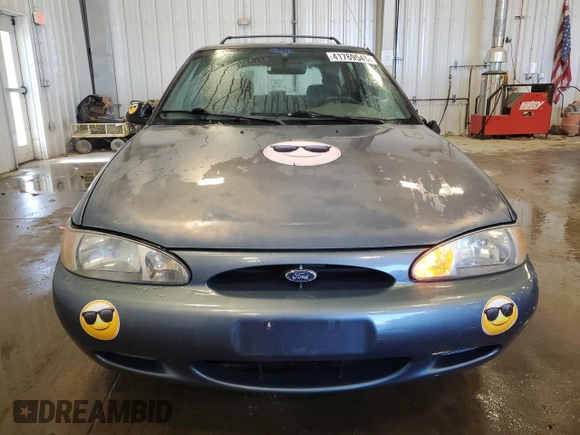 1999 Ford Escort SE with VIN 3FAFP15P4XR204950, listed as a Copart auction lot 41769545 with 100,122 mi miles and Non Repairable. Bid and sale history available at carsss.com. Image 5.