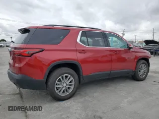 2023 Chevrolet Traverse LT Cloth with VIN 1GNERGKW2PJ315934, listed as a Copart auction lot 53751945 with 4,932 mi miles and Salvage title. Bid and sale history available at DreamBid. Image 3.