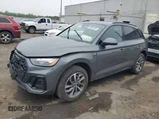 2024 Audi Q5 S line Premium with VIN WA1GAAFY4R2116960, listed as a Copart auction lot 60855555 with 7,030 mi miles and Salvage title. Bid and sale history available at DreamBid. Image 1.