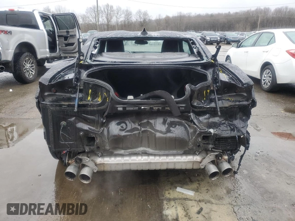 2022 Chevrolet Camaro 2LT with VIN 1G1FD1RS4N0132199, listed as a Copart auction lot 84586974 with 25,714 mi miles and Salvage Title. Bid and sale history available at carsss.com. Image 6.