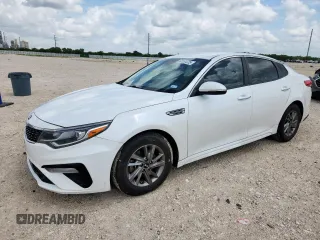 2019 Kia Optima LX z VIN 5XXGT4L3XKG324724, wystawiony jako Copart lot #63161225 z przebiegiem 82 065 mil mil oraz Szkoda całkowita • Salvage title. Historia ofert i sprzedaży dostępna na DreamBid. Obrazek 1.