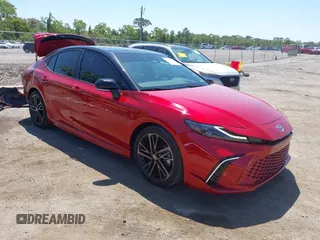 2025 Toyota Camry LE with VIN 4T1DAACK8SU025754, listed as a IAAI auction lot 42063742 with 6,485 mi miles and . Bid and sale history available at DreamBid. Image 1.