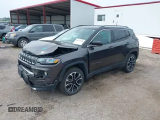 2022 Jeep Compass (RED) Edition with VIN 3C4NJDCB2NT145297, listed as a IAAI auction lot 40113566 with 40,689 mi miles and . Bid and sale history available at DreamBid. Image 17.