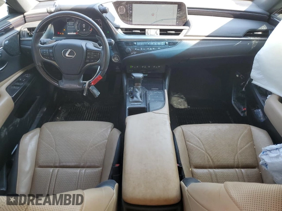 2020 Lexus ES 350 Luxury with VIN 58AEZ1B1XLU053572, listed as a Copart auction lot 53864295 with 30,852 mi miles and Salvage title. Bid and sale history available at DreamBid. Image 8.