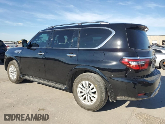 2023 Nissan Armada SV with VIN JN8AY2AD8P9693887, listed as a Copart auction lot 50410685 with 30,355 mi miles and Salvage title. Bid and sale history available at DreamBid. Image 2.