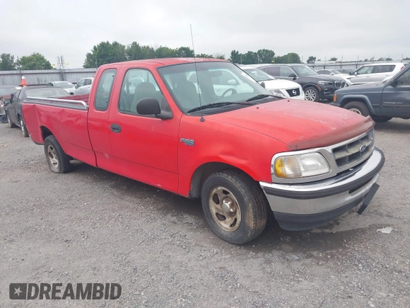 1997 Ford F-150 with VIN 1FTDX1724VKB63174, listed as a IAAI auction lot 42494621 with 205,978 mi miles and . Bid and sale history available at DreamBid. Image 1.