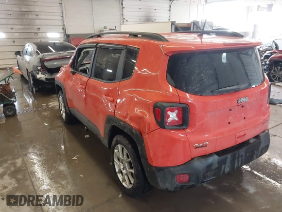 2019 Jeep Renegade Sport with VIN ZACNJBAB0KPK37256, listed as a IAAI auction lot 41629710 with 47,540 mi miles and . Bid and sale history available at DreamBid. Image 3.