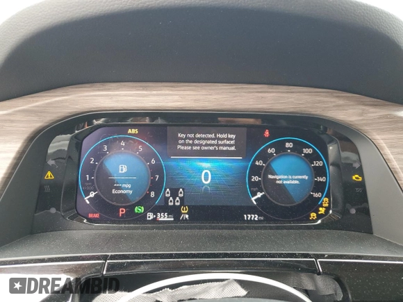 2025 Volkswagen Atlas SE with VIN 1V2FR2CA5SC545885, listed as a Copart auction lot 56670505 with 1,772 mi miles and Salvage title. Bid and sale history available at DreamBid. Image 9.