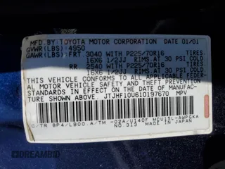 2001 Lexus RX 300 with VIN JTJHF10U610197670, listed as a Copart auction lot 52378245 with 204,482 mi miles and Salvage Title. Bid and sale history available at carsss.com. Image 15.