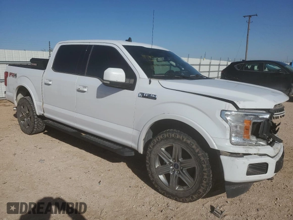 2019 Ford F-150 XL with VIN 1FTEW1E54KKC47379, listed as a Copart auction lot 52138325 with 125,153 mi miles and Salvage Title. Bid and sale history available at carsss.com. Image 4.