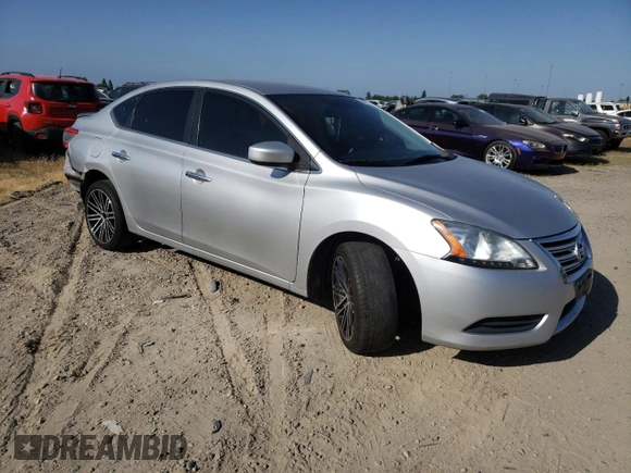 2014 Nissan Sentra S with VIN 3N1AB7AP4EY243152, listed as a Copart auction lot 55482895 with 143,998 mi miles and Salvage Title. Bid and sale history available at DreamBid. Image 4.