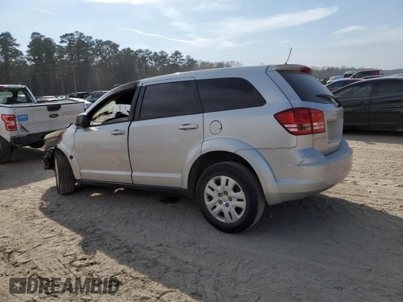 2014 Dodge Journey SE with VIN 3C4PDCAB6ET197562, listed as a Copart auction lot 44533405 with Not Provided miles and Salvage Title. Bid and sale history available at carsss.com. Image 2.