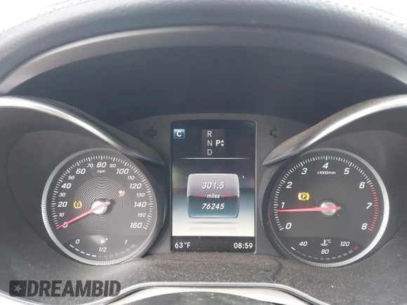 2017 Mercedes-Benz C 300 with VIN 55SWF4JB5HU234193, listed as a IAAI auction lot 42453623 with 76,245 mi miles and . Bid and sale history available at DreamBid. Image 7.