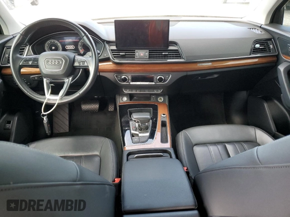 2021 Audi Q5 Premium Plus with VIN WA1BAAFY8M2011079, listed as a Copart auction lot 60714455 with 78,883 mi miles and Salvage title. Bid and sale history available at DreamBid. Image 8.