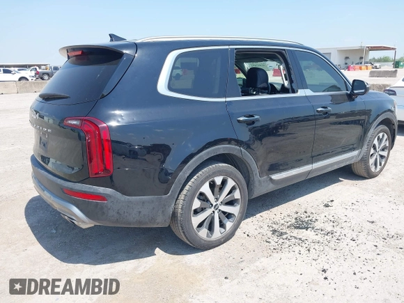 2022 Kia Telluride S with VIN 5XYP64HC1NG227783, listed as a IAAI auction lot 41897694 with 95,713 mi miles and . Bid and sale history available at DreamBid. Image 4.
