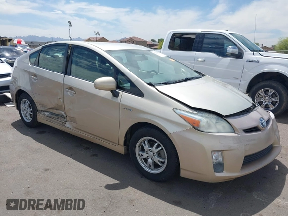 2010 Toyota Prius II with VIN JTDKN3DUXA0052326, listed as a IAAI auction lot 42030858 with 183,046 mi miles and . Bid and sale history available at carsss.com. Image 1.
