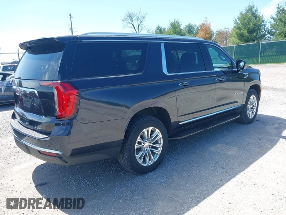 2023 GMC Yukon XL SLT z VIN 1GKS2GKD1PR137714, wystawiony jako IAAI lot #41982459 z przebiegiem 63 887 mil mil oraz . Historia ofert i sprzedaży dostępna na DreamBid. Obrazek 4.