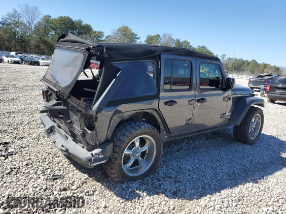 2020 Jeep Wrangler Unlimited Sport S с VIN 1C4HJXDG2LW104085, выставлен на аукционе Copart как лот 49573955 с пробегом 45 853 миль миль и Списание • Salvage title. История ставок и продаж доступна на DreamBid. Изображение 3.