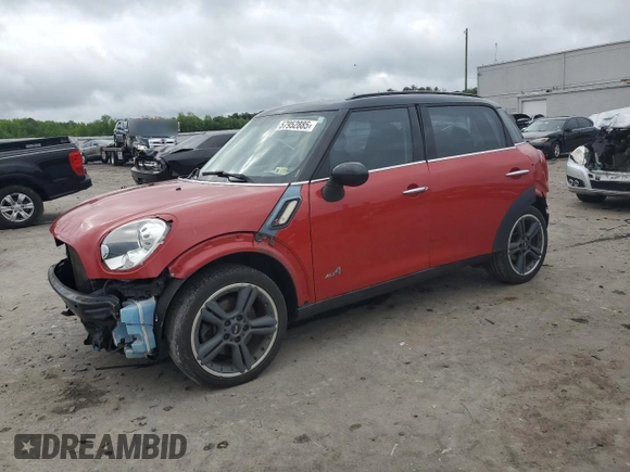 2014 MINI Countryman S с VIN WMWZC5C53EWP37312, выставлен на аукционе Copart как лот 57952885 с пробегом 115 708 миль миль и Списание • Salvage title. История ставок и продаж доступна на DreamBid. Изображение 1.
