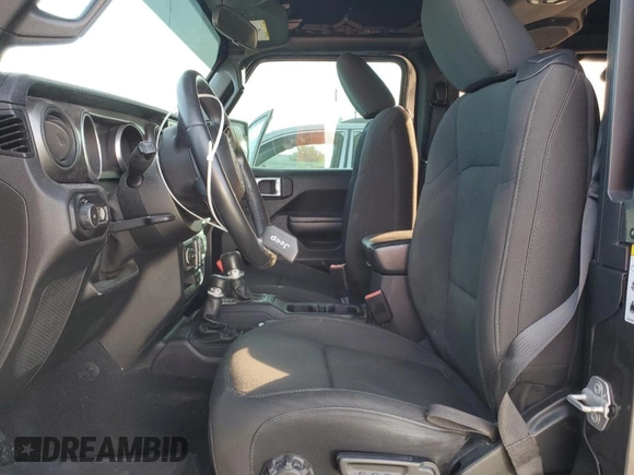 2018 Jeep Wrangler Sport with VIN 1C4GJXAG4JW150854, listed as a Copart auction lot 80236694 with 46,081 mi miles and Salvage Title. Bid and sale history available at carsss.com. Image 7.