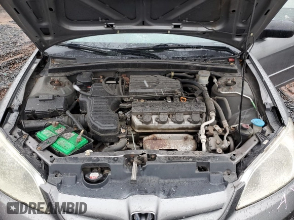 2004 Honda Civic LX with VIN 2HGES16544H532301, listed as a Copart auction lot 85538804 with 69,604 mi miles and Salvage Title. Bid and sale history available at DreamBid. Image 11.