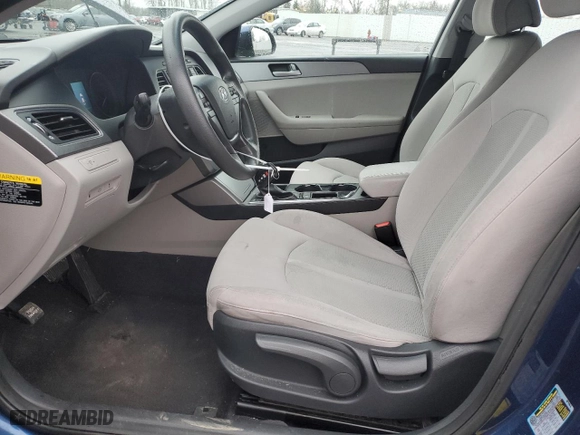 2017 Hyundai Sonata 2.4L with VIN 5NPE24AF6HH456173, listed as a Copart auction lot 45333625 with 130,158 mi miles and Salvage Title. Bid and sale history available at carsss.com. Image 7.