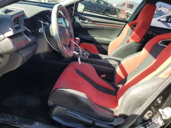 2018 Honda Civic Type R Touring with VIN SHHFK8G78JU203595, listed as a Copart auction lot 69647004 with 75,295 mi miles and Salvage Title. Bid and sale history available at carsss.com. Image 7.