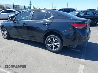 2020 Nissan Sentra SV with VIN 3N1AB8CV2LY220192, listed as a IAAI auction lot 41674675 with 37,621 mi miles. Bid and sale history available at carsss.com. Image 3.