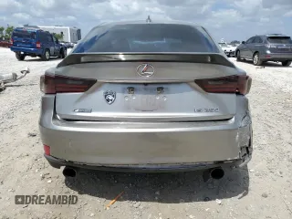 2015 Lexus IS 250 with VIN JTHBF1D20F5077891, listed as a Copart auction lot 53798835 with 126,813 mi miles and Salvage Title. Bid and sale history available at carsss.com. Image 6.