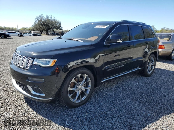 2019 Jeep Grand Cherokee Summit with VIN 1C4RJFJT4KC730401, listed as a Copart auction lot 47940455 with 110,336 mi miles and Clean Title. Bid and sale history available at carsss.com. Image 1.