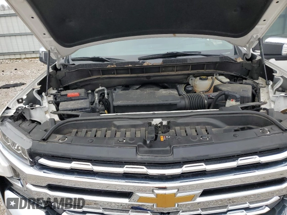 2020 Chevrolet Silverado 1500 LTZ with VIN 1GCUYGEL8LZ216409, listed as a Copart auction lot 43725745 with 48,799 mi miles and Salvage Title. Bid and sale history available at DreamBid. Image 11.