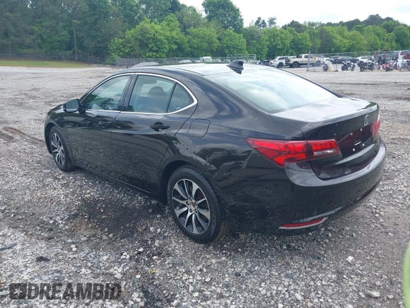 2016 Acura TLX Tech with VIN 19UUB1F58GA001343, listed as a IAAI auction lot 42136135 with 999,999 mi miles. Bid and sale history available at carsss.com. Image 3.