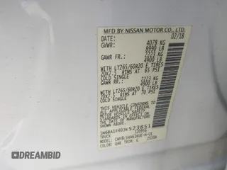 2018 Nissan Titan XD SV with VIN 1N6BA1F40JN523851, listed as a IAAI auction lot 41800730 with 104,527 mi miles. Bid and sale history available at carsss.com. Image 9.